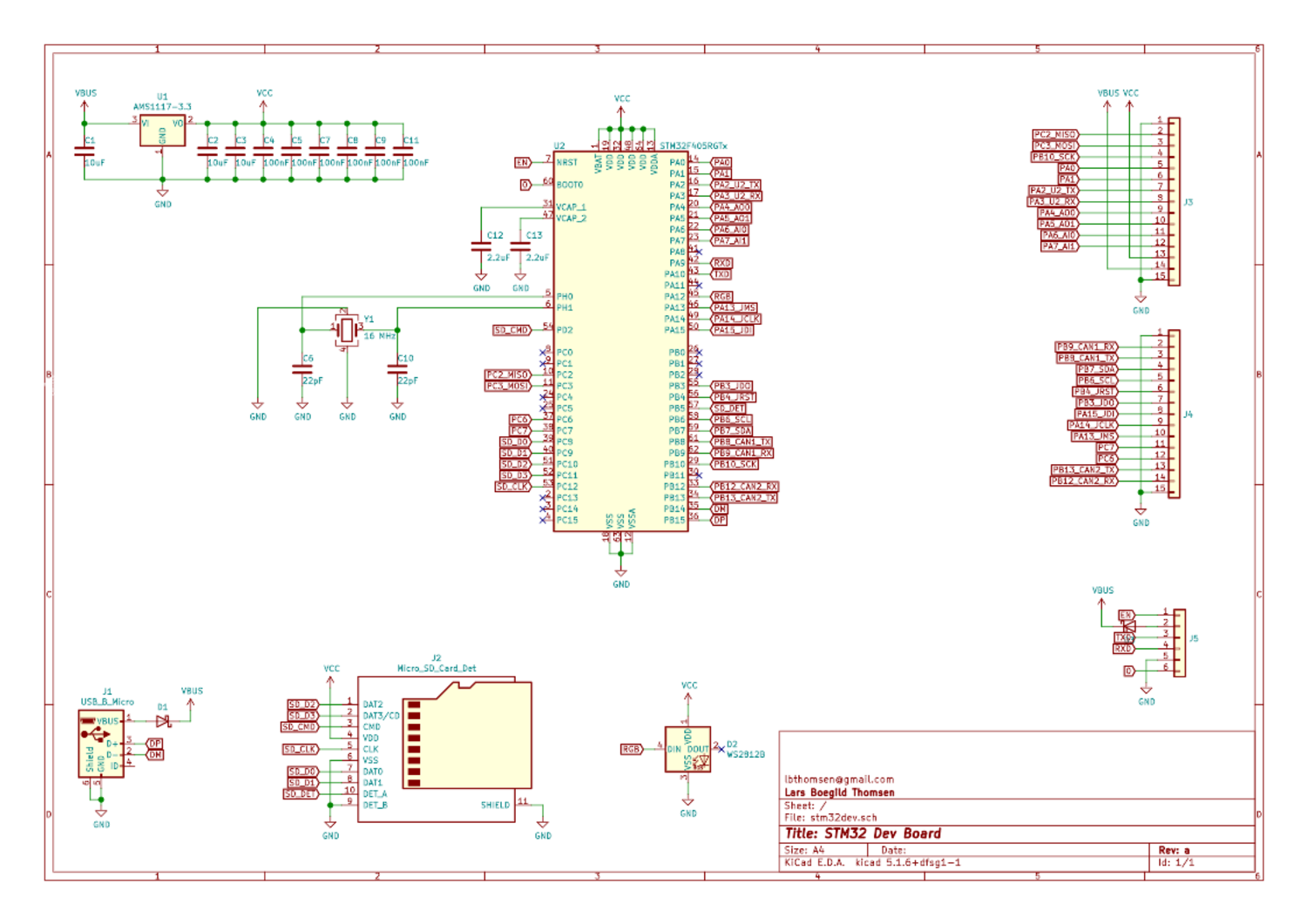 W5500 stm32 schematic