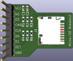 Micro SD Breakout Board - Stm32World Wiki